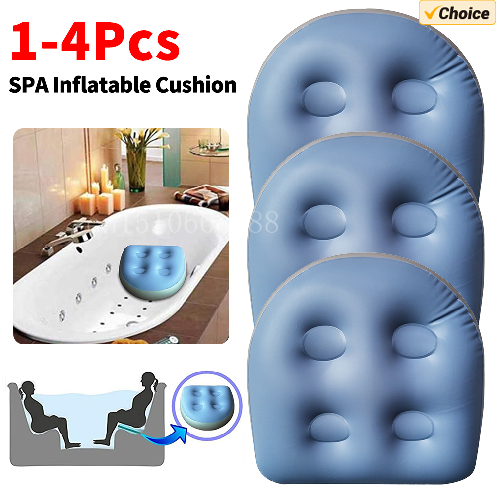 Bathtub Pillow Inflatable - 1-4 PCS SPA 풍선 쿠션 욕조