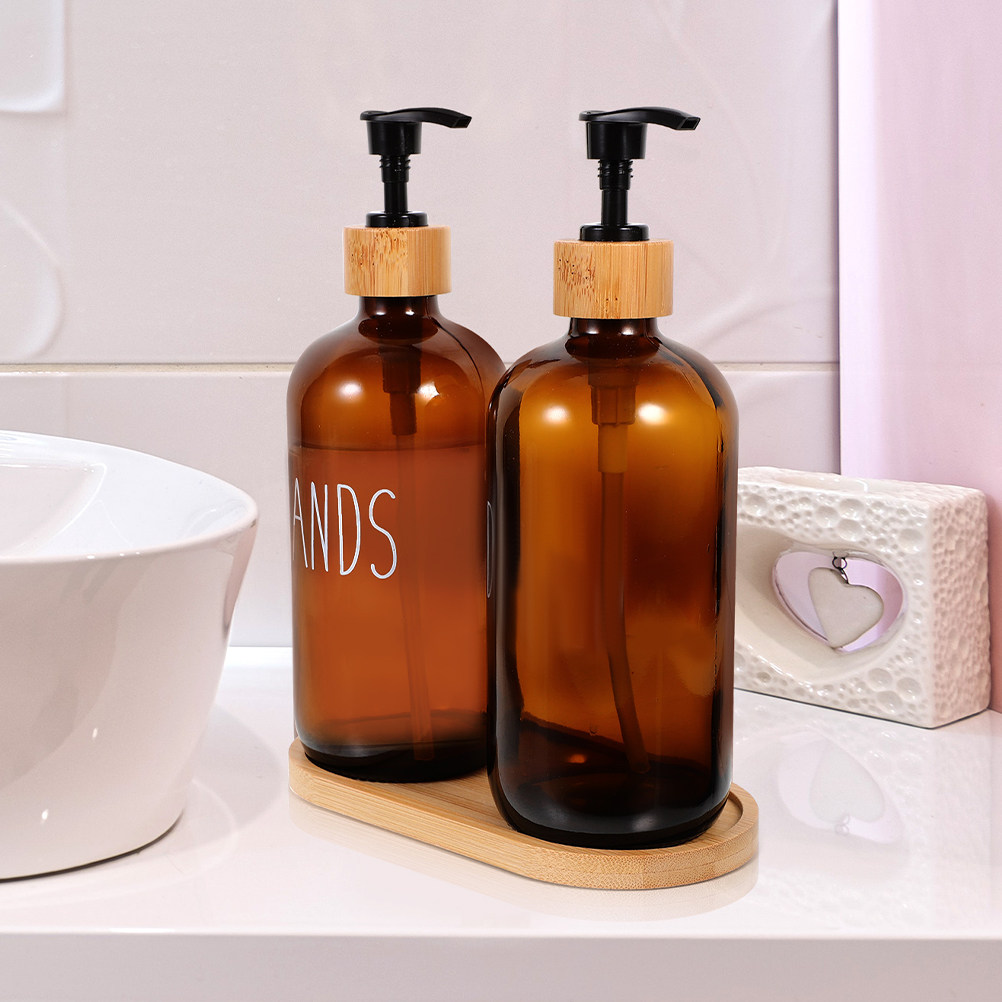 Glass Soap Dish - 500Ml 리필 가능 유리 비누 디스펜서