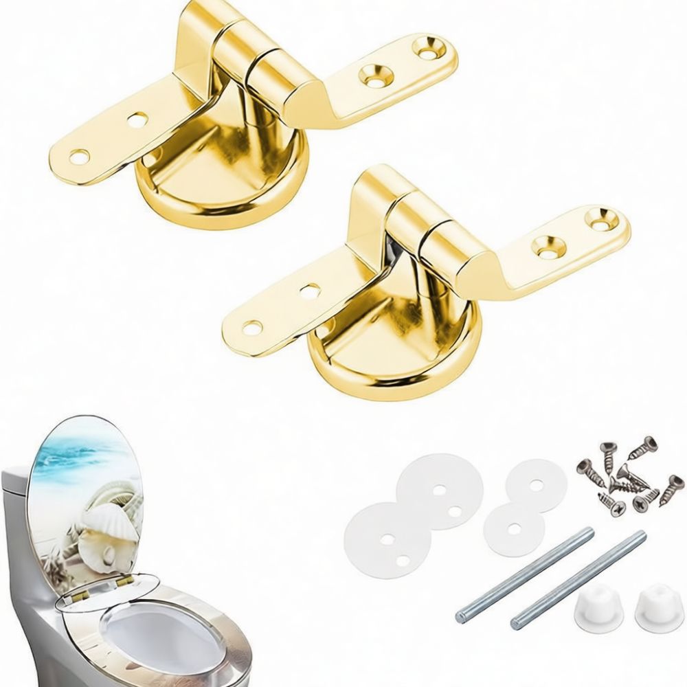 Home Bathroom Fittings - 튼튼한 아연 합금 소재의 금색 변기