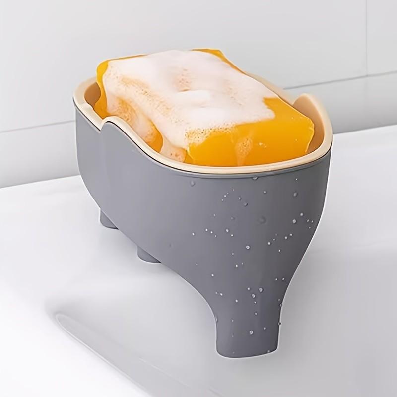 이중 레이어 코끼리 모양 비누 받침대, 분리형 통풍 비 - Glass Soap Dish 리뷰 및 가격