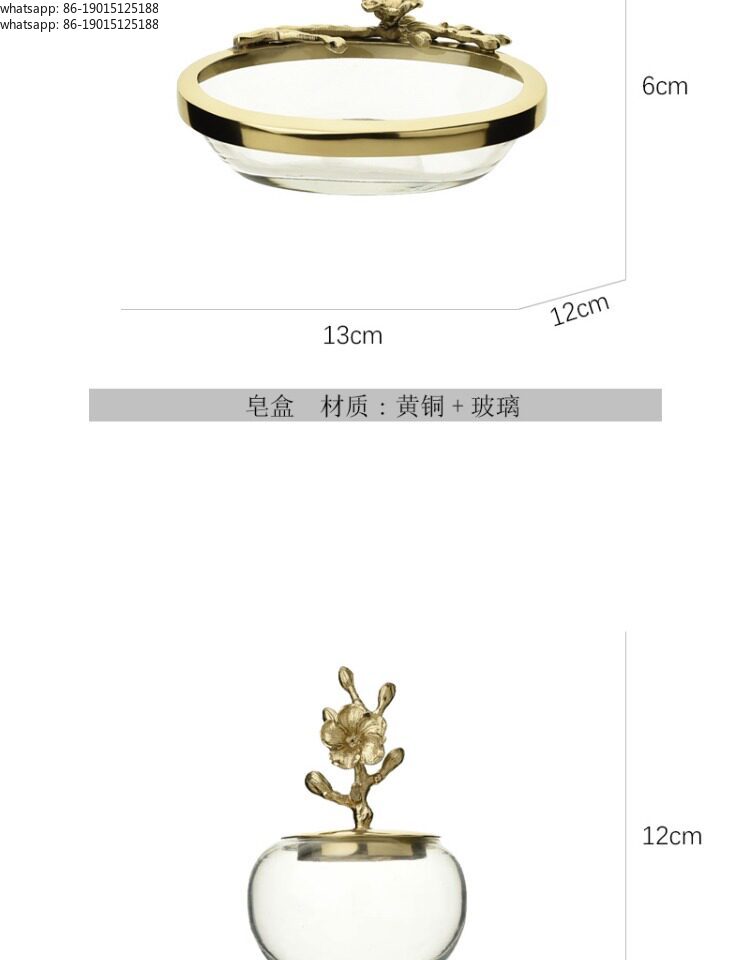 유럽 스타일 금빛 황동 유리 욕실 세트 빈티지 칫솔컵, - Glass Soap Dish 리뷰 및 가격