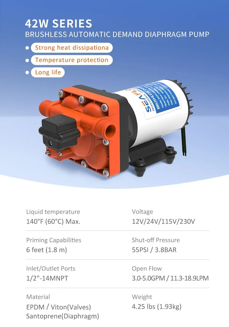 115V 230V AC 소형 미니 자동 브러시리스 다이 - Home Bathroom Pressure Pump 리뷰 및 가격