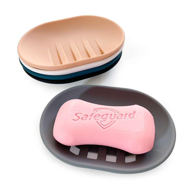 새로운 실리콘 비누 받침대, 욕실용 자동 배수 비누 홀 - Glass Soap Dish 리뷰 및 가격