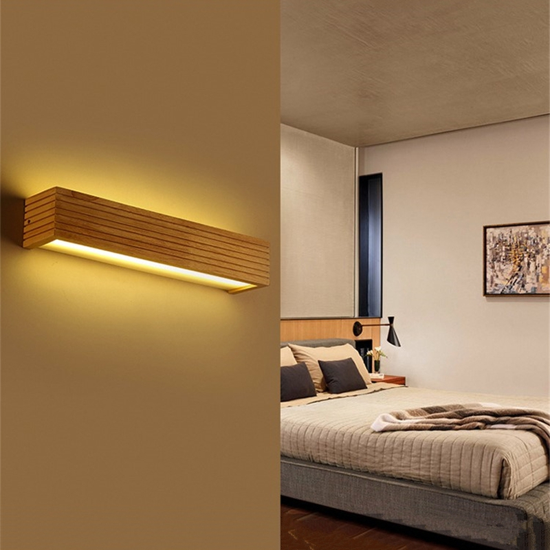 모던 일본 스타일 LED 오크 원목 벽등 침실 침대등  - Japan Bathroom.Home 리뷰 및 가격