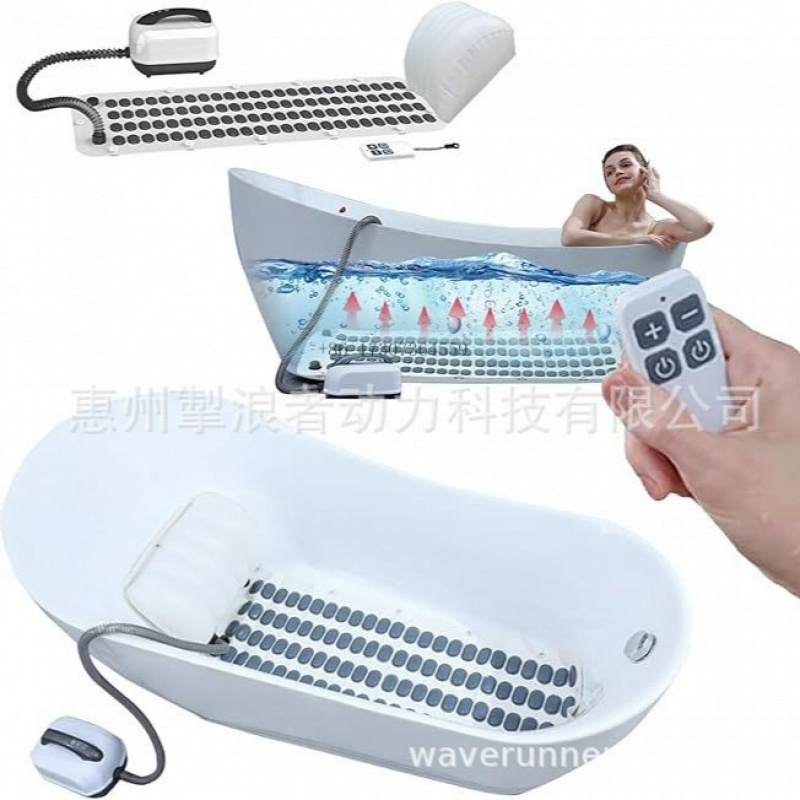 휴대용 욕조 버블 목욕 기계: 미끄럼 방지 매트, 공기 - Bathtub Pillow Inflatable 리뷰 및 가격