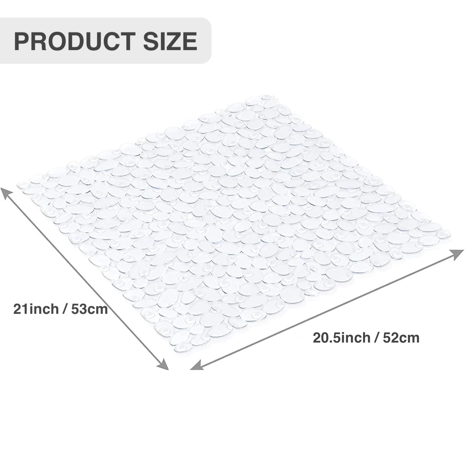 1개 논슬립 샤워 매트, 20.5*21인치/52*53c - Zara Home Bathroom 리뷰 및 가격