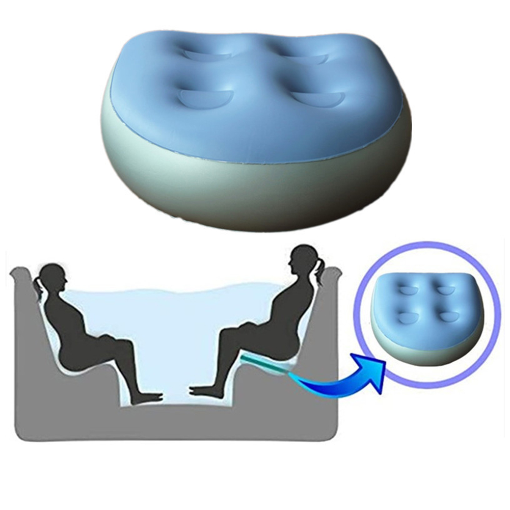 시트 배스 스파 쿠션, 물 주입식 이중 목적 에어쿠션, - Bathtub Pillow Inflatable 리뷰 및 가격