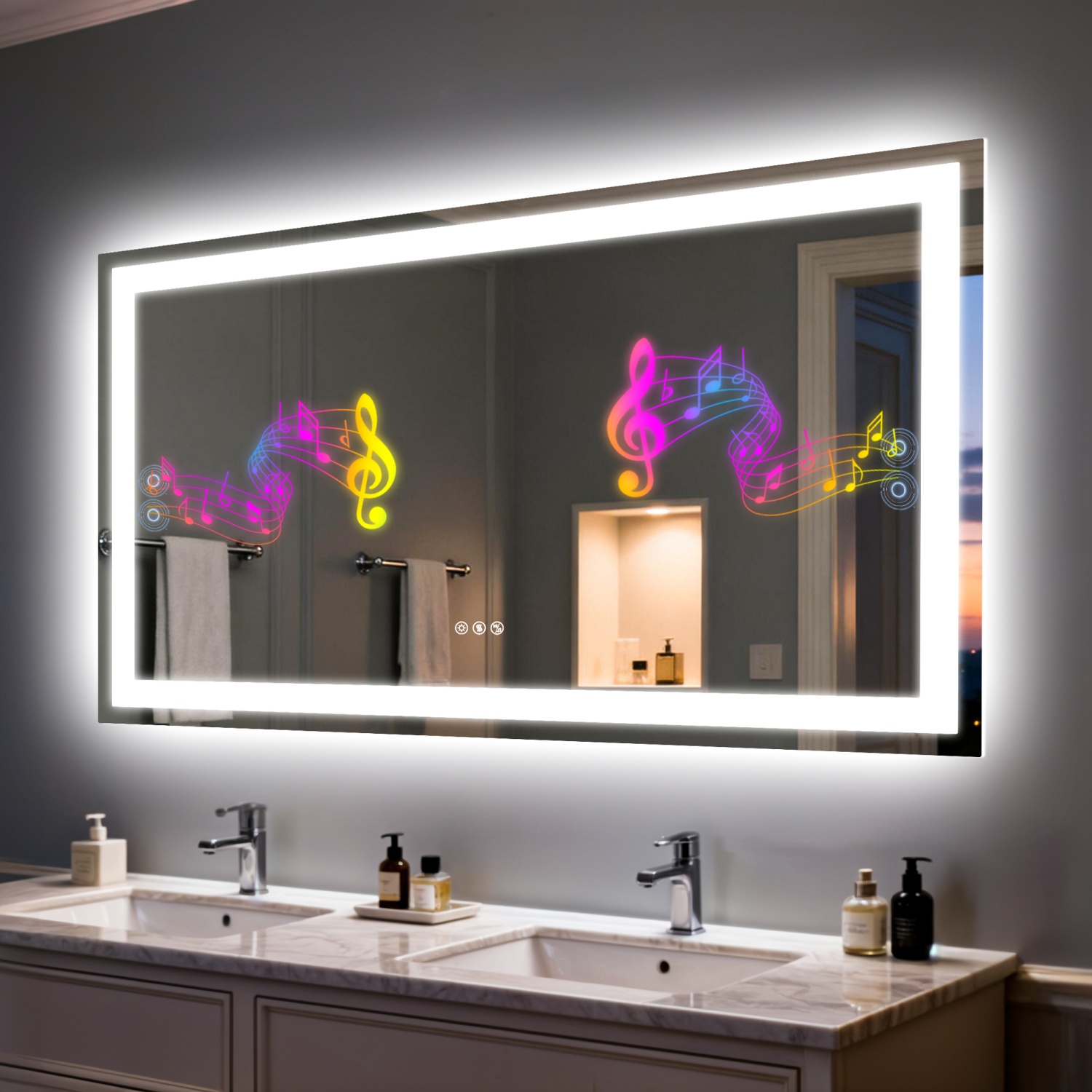 50/60/100/120cm LED 욕실 거울 내장 블 - Zara Home Bathroom 리뷰 및 가격