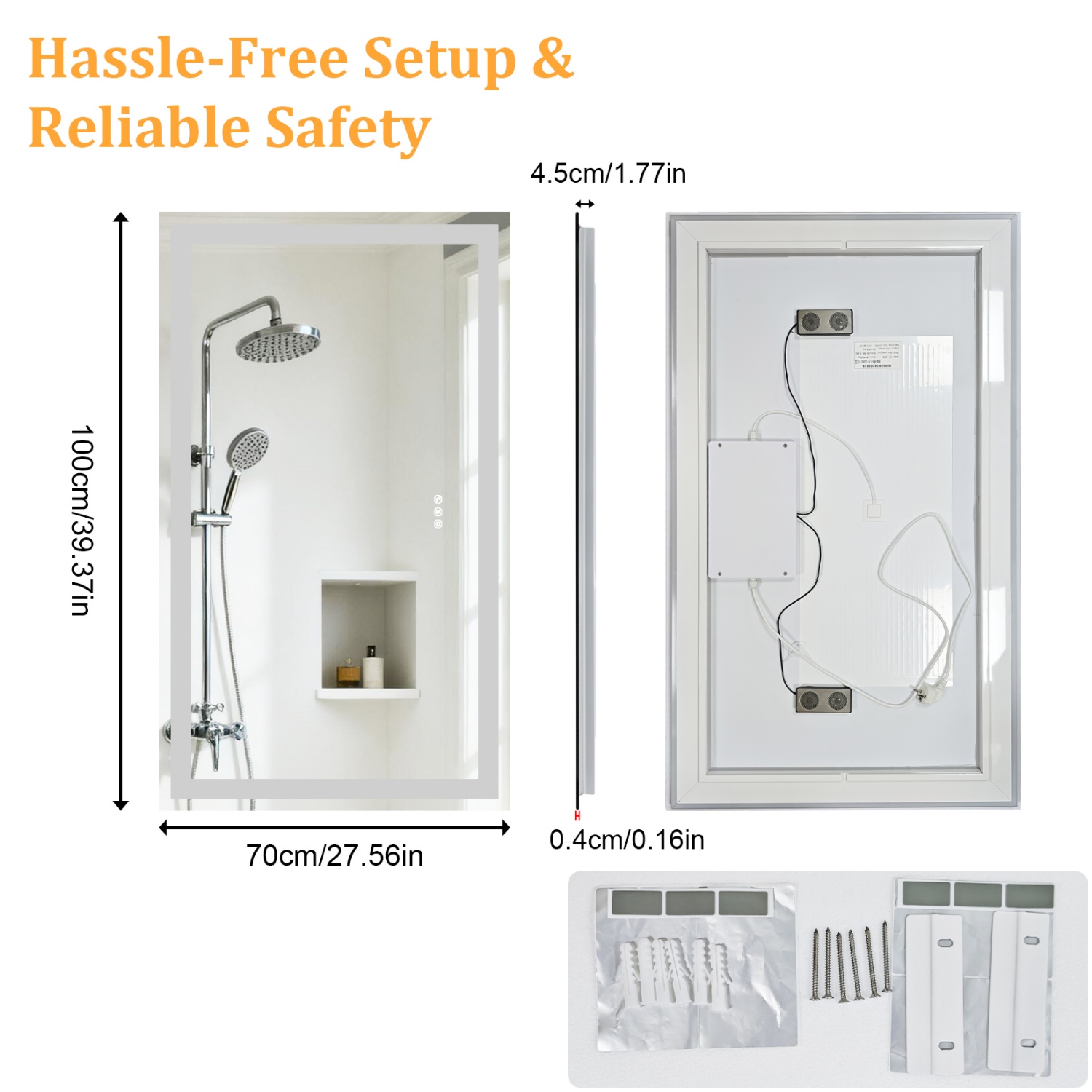 50/60/100/120cm LED 욕실 거울 내장 블 - Zara Home Bathroom 리뷰 및 가격
