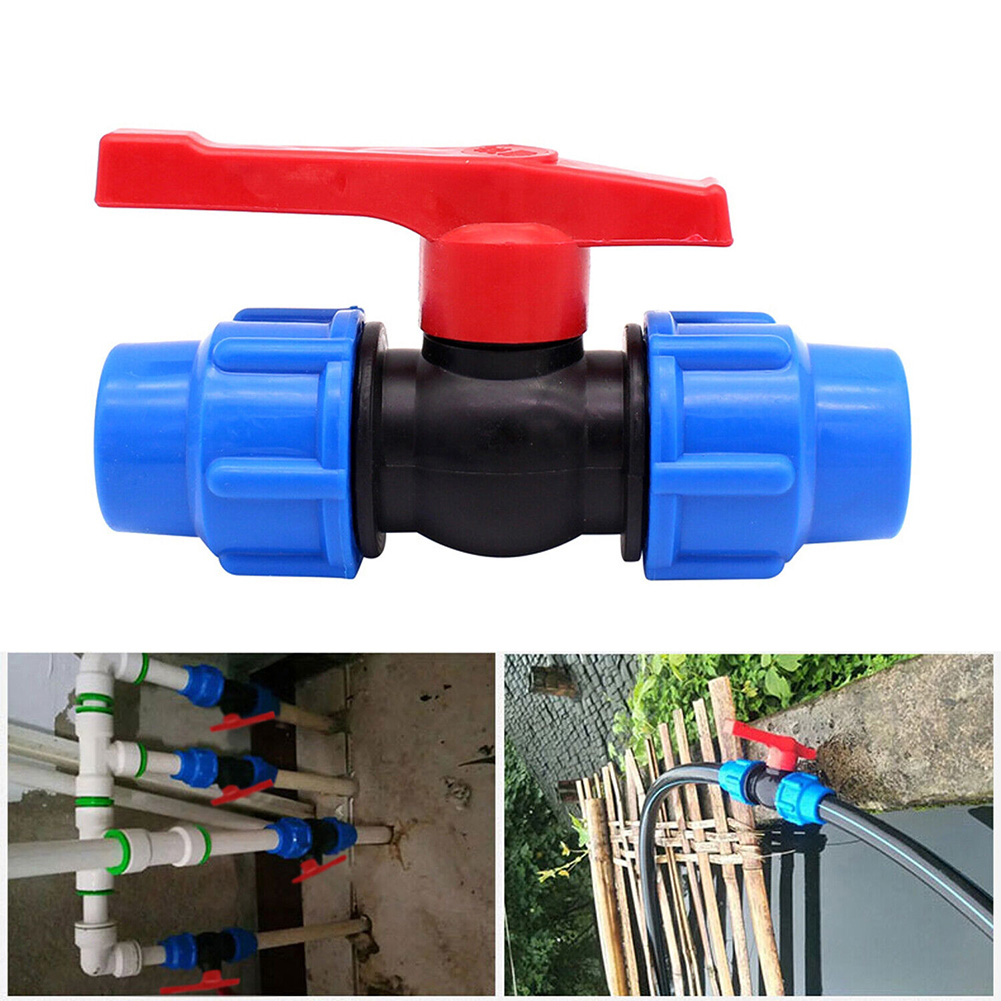 1 Pc 차단 밸브 피팅 볼 밸브 홈 욕실 주방 PE  - Home Bathroom Fittings 리뷰 및 가격