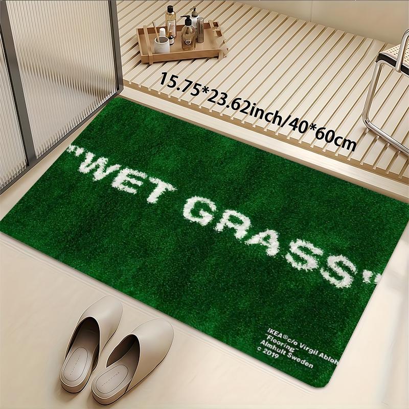 VIKAMA 라이트 럭셔리 WET GRASS 그린 플로 - Home Bathroom Carpet 리뷰 및 가격