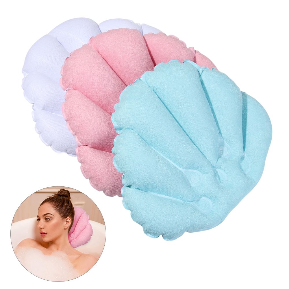 흡입 컵이 달린 부드러운 스파 목 목욕 베개, 팽창식  - Bathtub Pillow Inflatable 리뷰 및 가격