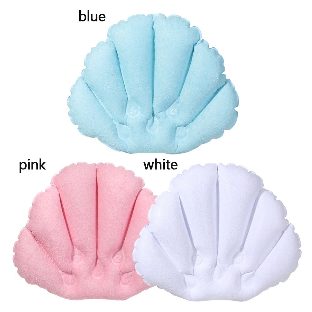 흡입 컵이 달린 부드러운 스파 목 목욕 베개, 팽창식  - Bathtub Pillow Inflatable 리뷰 및 가격