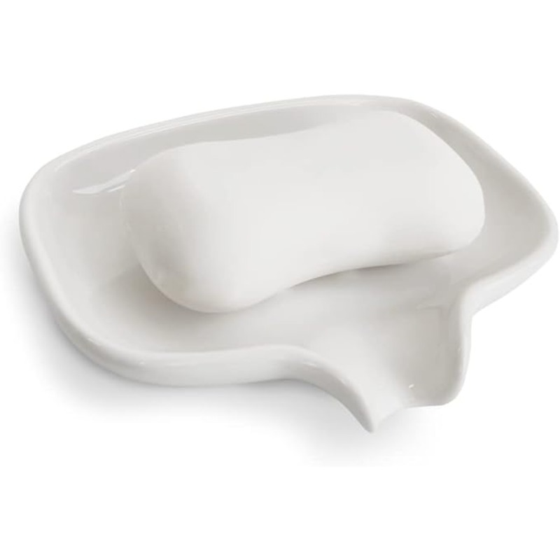 미니멀리스트 직사각형 배수구 비누 받침대, 모던 욕실용 - Glass Soap Dish 리뷰 및 가격
