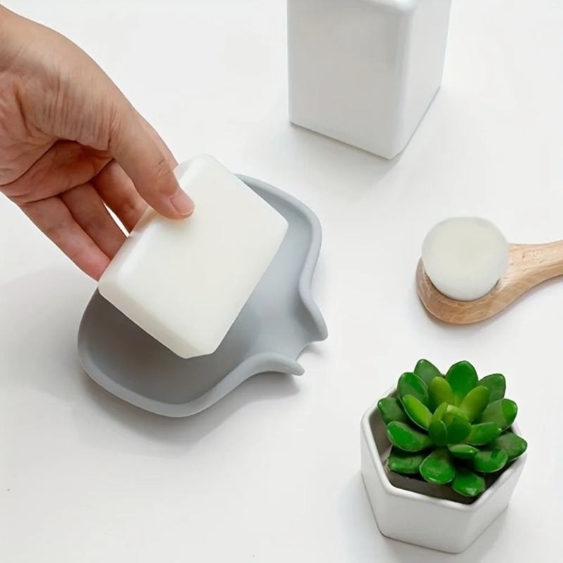 미니멀리스트 직사각형 배수구 비누 받침대, 모던 욕실용 - Glass Soap Dish 리뷰 및 가격