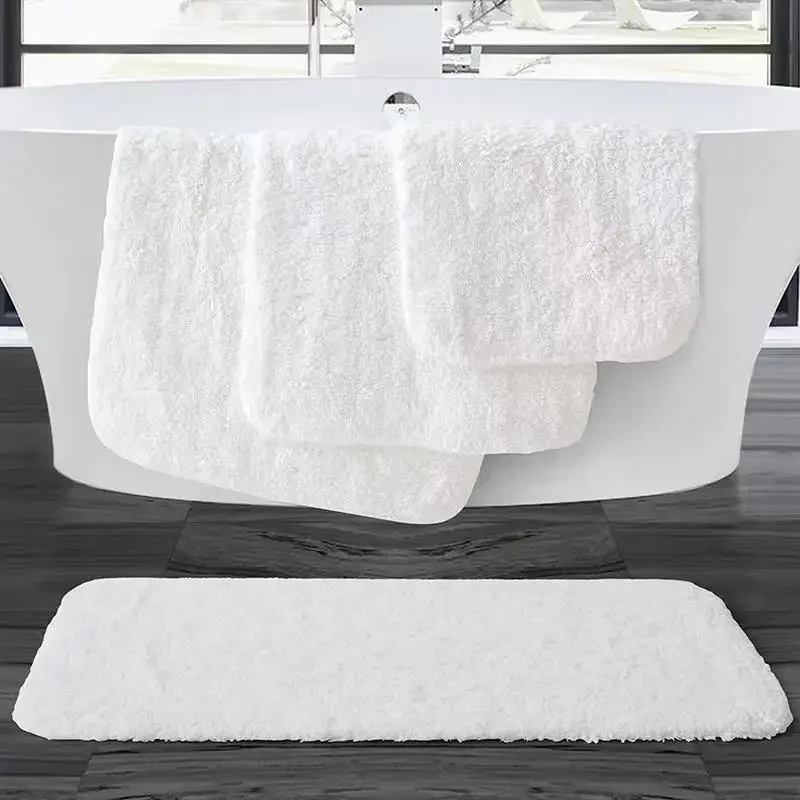 면 소재 욕실 매트, 호텔 및 가정용, 긴 털, 발을  - Japan Bathroom.Home 리뷰 및 가격
